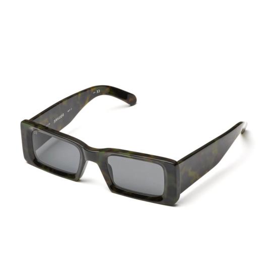  카돌 선글라스 사각형 호피무늬 패턴 , 굵은 직사각형 프레임 - KADOR