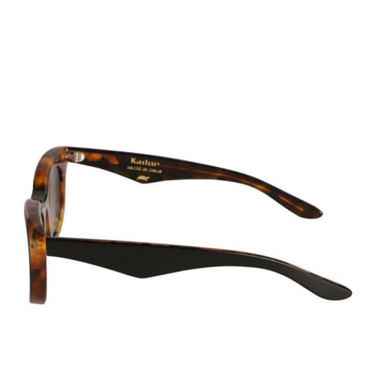  카돌 선글라스 조야 볼드 직사각형 호피무늬  (갈색 렌즈) - KADOR
