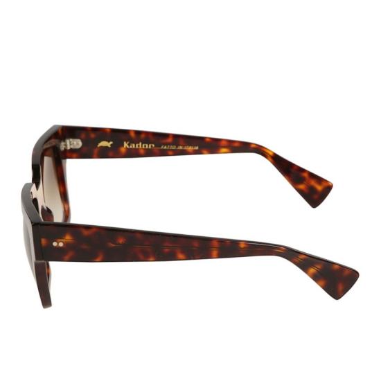  카돌 선글라스 그라데이션 렌즈가 장착된 패션 직사각형 호피무늬 - KADOR