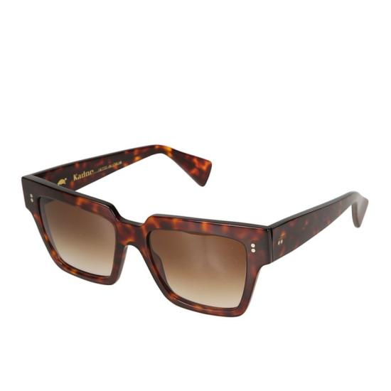  카돌 선글라스 그라데이션 렌즈가 장착된 패션 직사각형 호피무늬 - KADOR