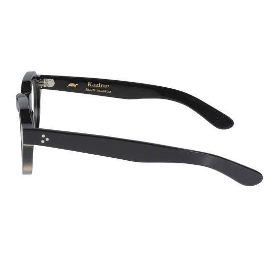  카돌 안경 스파이크 기하학적 블랙 프레임 안경 (각진 브릿지) - KADOR