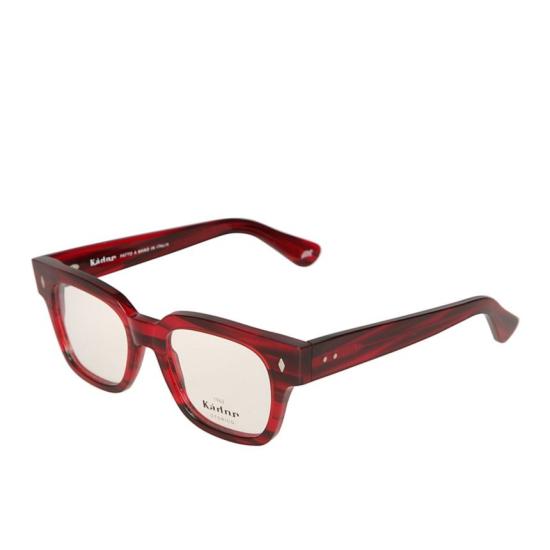  카돌 안경 타임리스 1962 타임리스 1962 반투명 딥 레드 안경 - KADOR