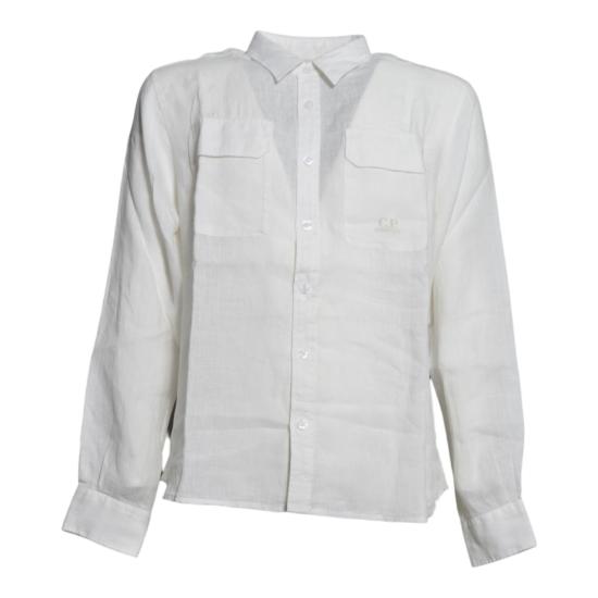 26SS 씨피 컴퍼니 긴팔 셔츠 20CMSH274A110533G 103 White
