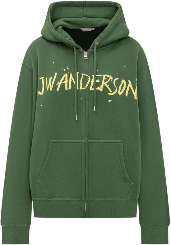 26SS JW앤더슨 후드 티셔츠 JW0273PG1901500 DONKERGREEN