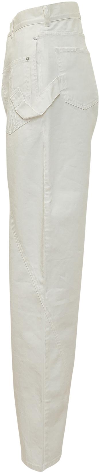 26SS JW앤더슨 스트레이트 팬츠 DT0127PG1933002 WHITE - JW ANDERSON
