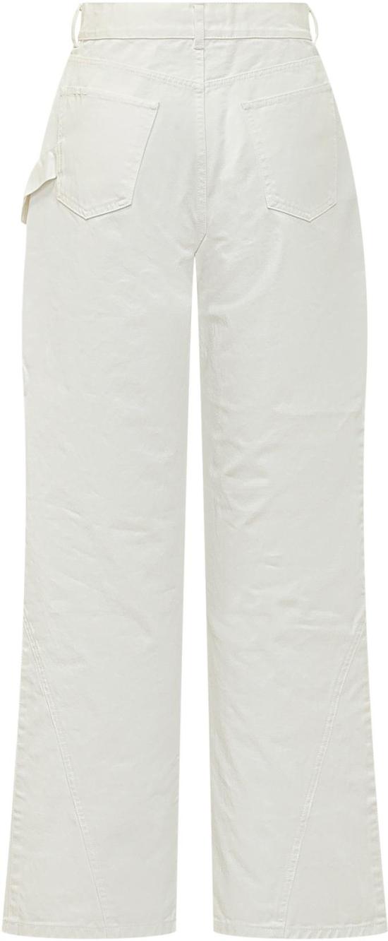 26SS JW앤더슨 스트레이트 팬츠 DT0127PG1933002 WHITE - JW ANDERSON