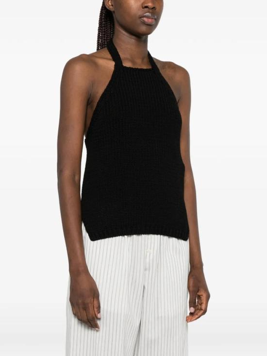 26SS 로에 민소매 티셔츠 61923305001 Black - ROHE