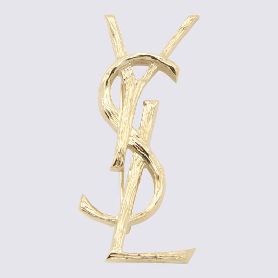 26SS 생로랑 브로치 748486Y1500 8007 Oro - SAINT LAURENT