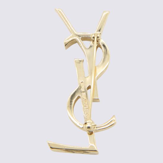 26SS 생로랑 브로치 748486Y1500 8007 Oro - SAINT LAURENT