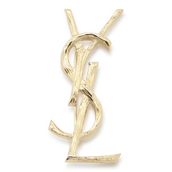 26SS 생로랑 브로치 748486Y1500 8007 Oro