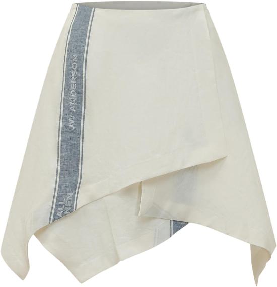 26SS JW앤더슨 미디 스커트 SK0205PG1898614 WHITE