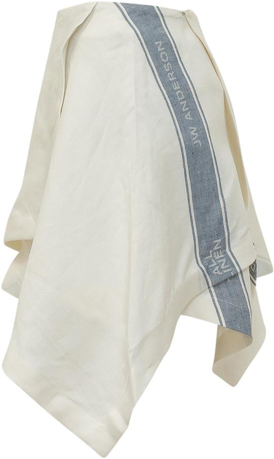 26SS JW앤더슨 미디 스커트 SK0205PG1898614 WHITE - JW ANDERSON