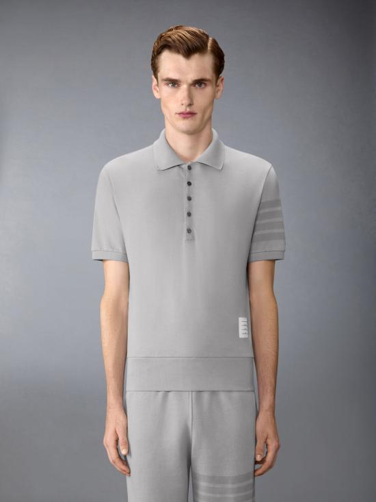 26SS 톰브라운 가먼트 오버다이드 저지 4바 폴로셔츠 MJP236AJ0253055 DOM - THOM BROWNE