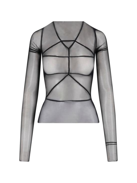 26SS 릭 오웬스 긴팔 티셔츠 RO01F6277 TUS 09 Black