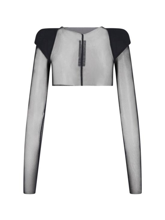 26SS 릭 오웬스 긴팔 티셔츠 RO01F6270 TUS 09 Black - RICK OWENS