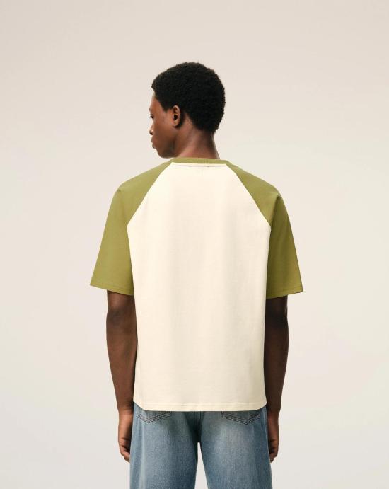 26SS 아미 코튼 아미 드 하트 니트 패치 티셔츠 UTS379726 A041 - AMI