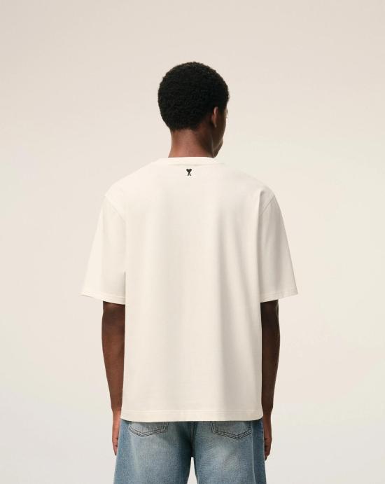26SS 아미 반팔 티셔츠 UTS385726 136 Blanc creme - AMI
