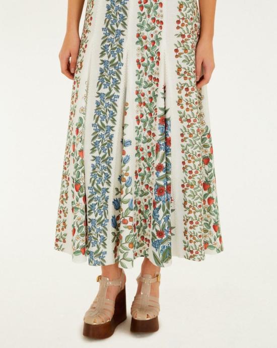 26SS 팜 리오 롱 원피스 353561 26048 Off white - FARM RIO