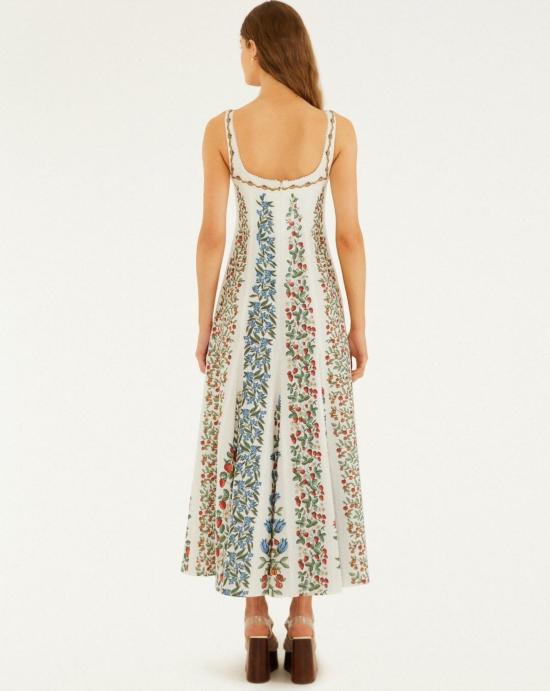 26SS 팜 리오 롱 원피스 353561 26048 Off white - FARM RIO