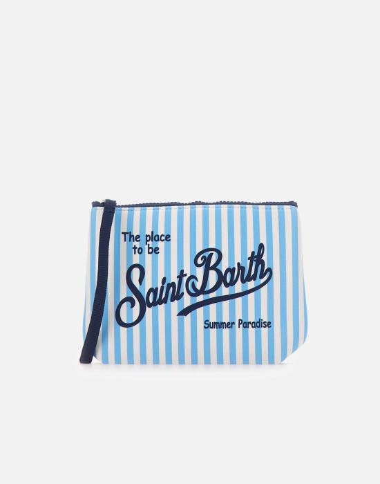 26SS 세인트바쓰 클러치/파우치 ALIN001 07711L LIGHT BLUE - MC2 SAINT BARTH
