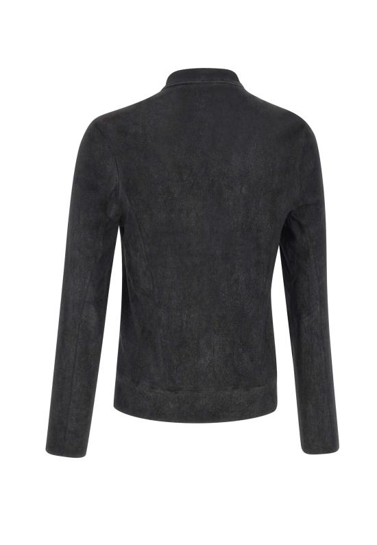 26SS 조르지오 브라토 가죽 자켓 GU26S9486BISSNOW NERO BLACK - GIORGIO BRATO