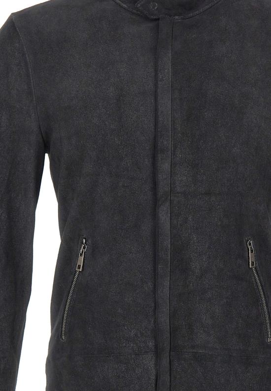 26SS 조르지오 브라토 가죽 자켓 GU26S9486BISSNOW NERO BLACK - GIORGIO BRATO