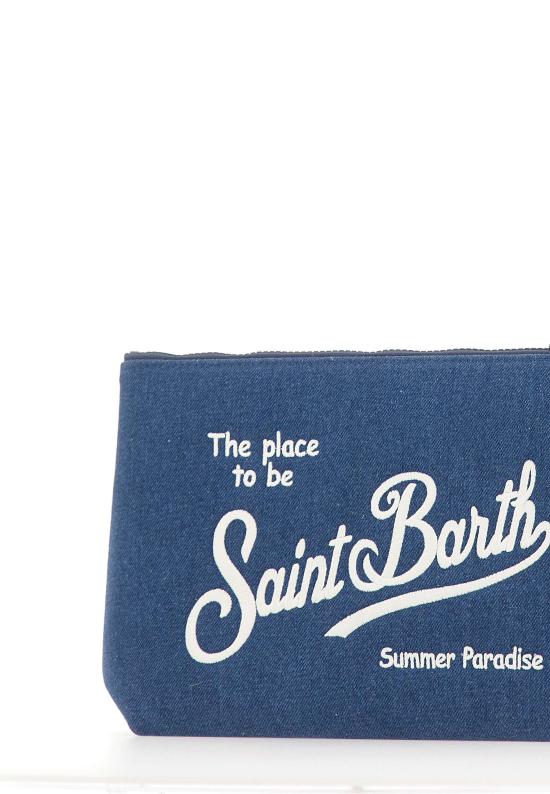 26SS 세인트바쓰 클러치/파우치 ALI0017 00436L BLUE - MC2 SAINT BARTH