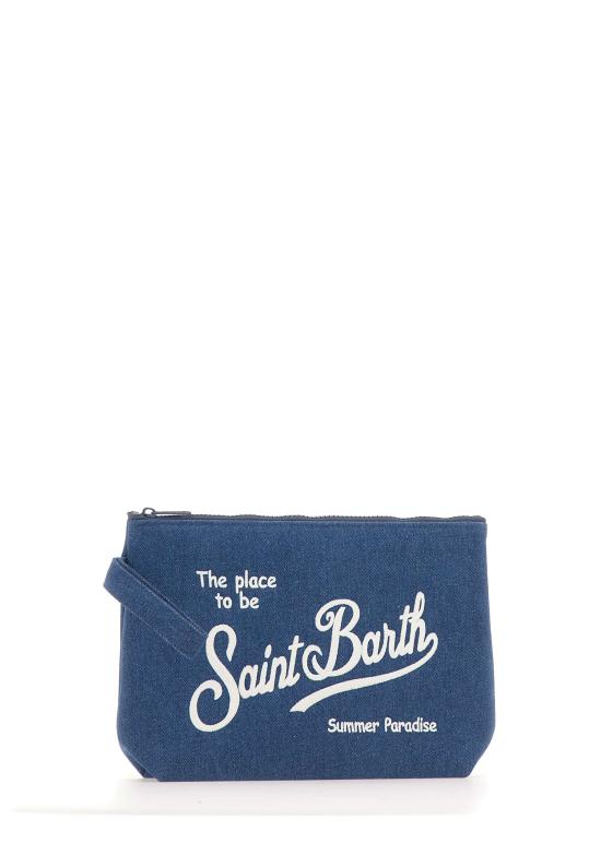 26SS 세인트바쓰 클러치/파우치 ALI0017 00436L BLUE - MC2 SAINT BARTH