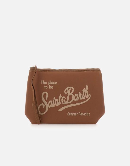 26SS 세인트바쓰 클러치/파우치 ALIN001 08508L BROWN - MC2 SAINT BARTH