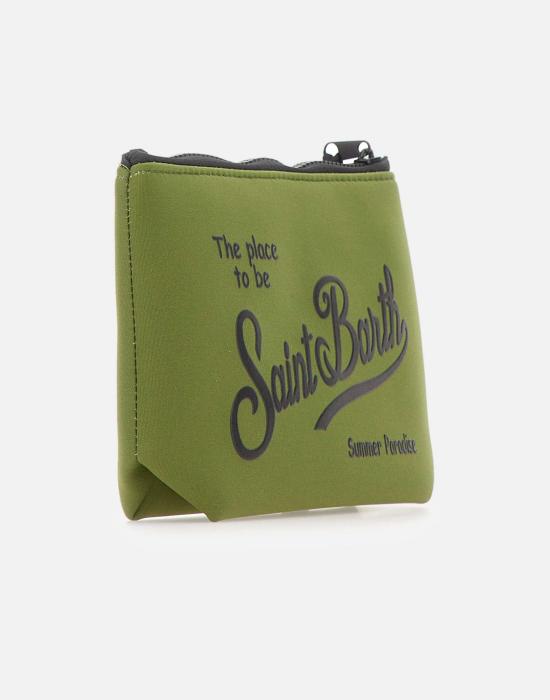 26SS 세인트바쓰 클러치/파우치 ALIN001 00395L GREEN