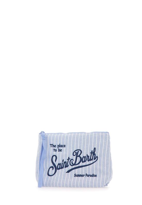 26SS 세인트바쓰 클러치/파우치 ALI0046 00563L LIGHT BLUE - MC2 SAINT BARTH