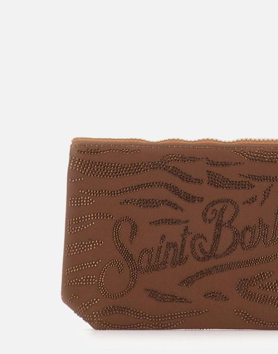 26SS 세인트바쓰 클러치/파우치 ALI0032 09241L BROWN - MC2 SAINT BARTH