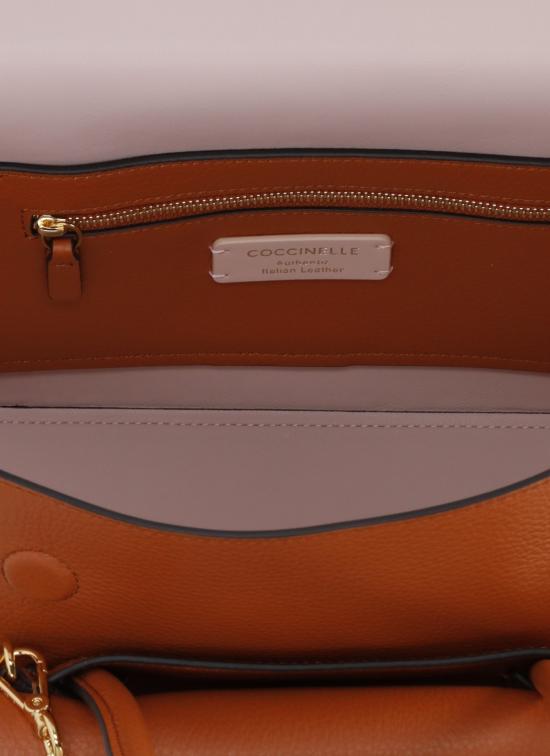 26SS 코치넬리 토트백 E1T8A180201 DOUBLE BEATR41 Arancione - COCCINELLE