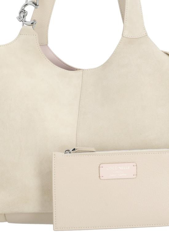 26SS 코치넬리 숄더백 E1THE110201 C EASY SUEDEN64 Beige - COCCINELLE