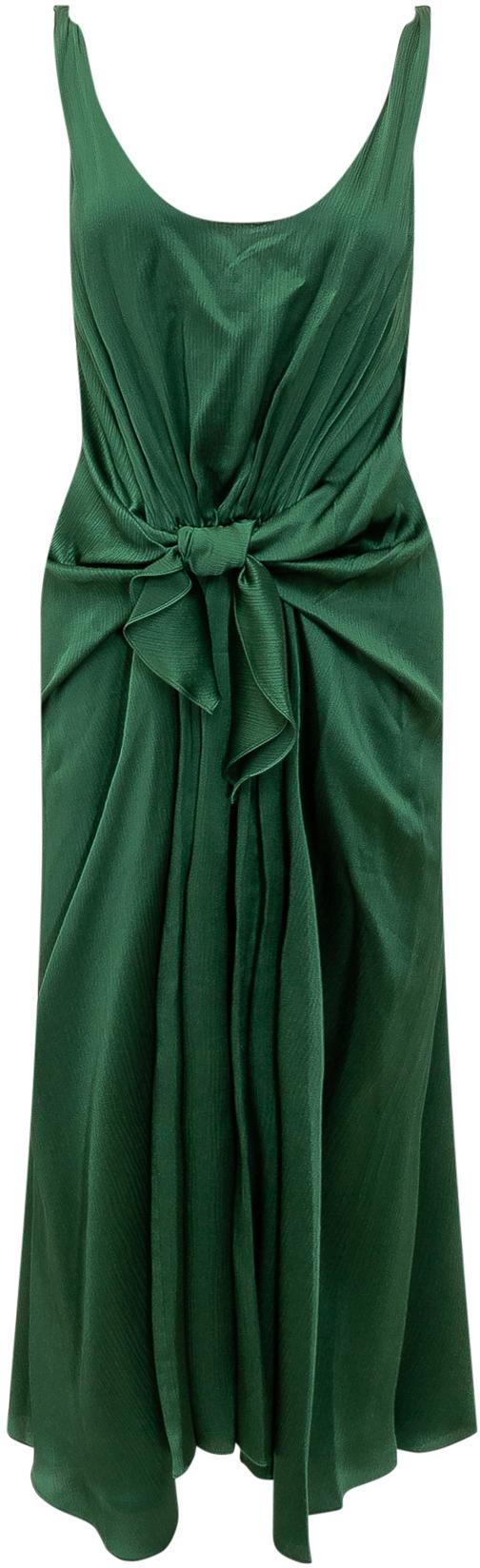 26SS JW앤더슨 롱 원피스 DR0503PG1897585 DONKERGREEN