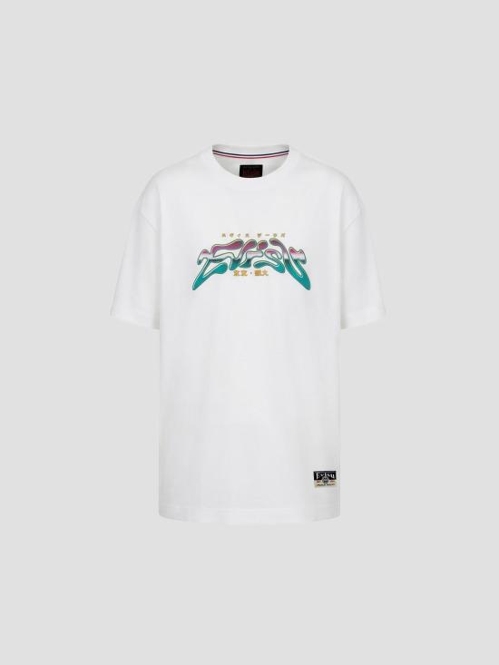 26SS 에비수 반팔 티셔츠 2ESHTM6TS1089 WHTO OFF WHITE