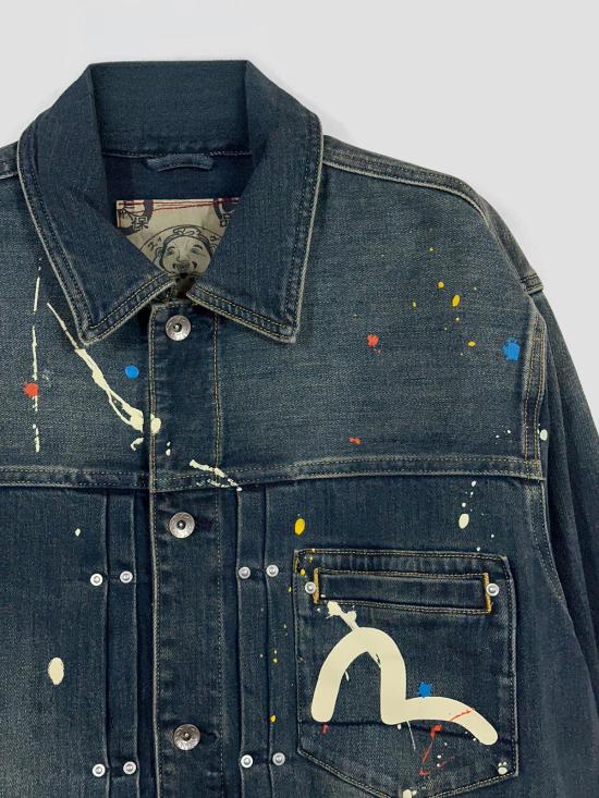 26SS 에비수 데님 자켓 2ESHTM6DJ1010 INDD DARK TONE INDIGO - EVISU