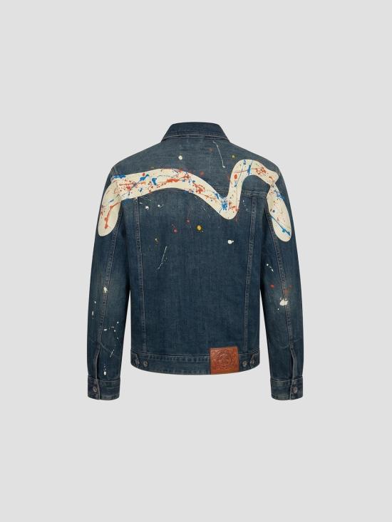 26SS 에비수 데님 자켓 2ESHTM6DJ1010 INDD DARK TONE INDIGO - EVISU