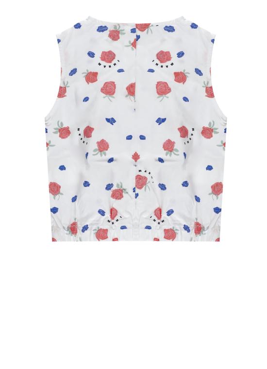 26SS [키즈] 마르니 티셔츠 M01697 M00WA0M100 Bianco - MARNI