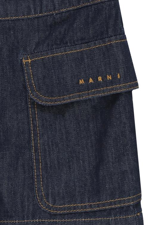 26SS [키즈] 마르니 오버롤 M01732 M00WG0M01 Blu - MARNI