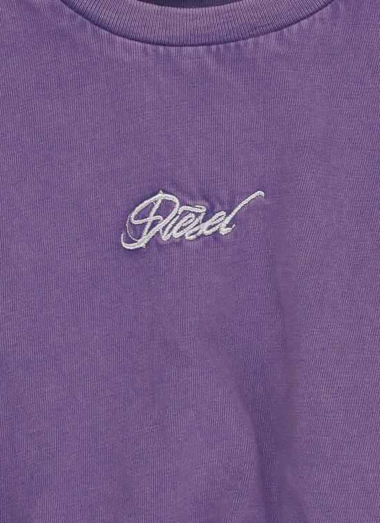 26SS [키즈] 디젤 티셔츠 J02585 KYA0TK626 Viola - DIESEL