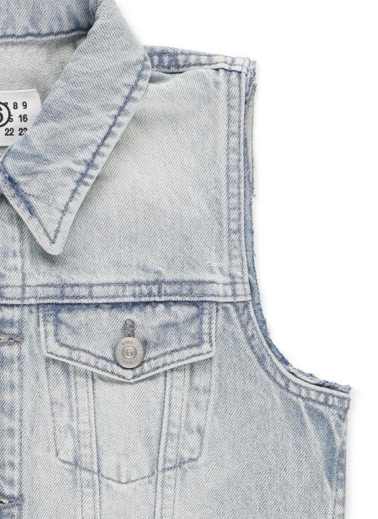 26SS [키즈] MM6 메종마르지엘라 원피스 M60940 MM06YM601 Blu - MM6 MAISON MARGIELA