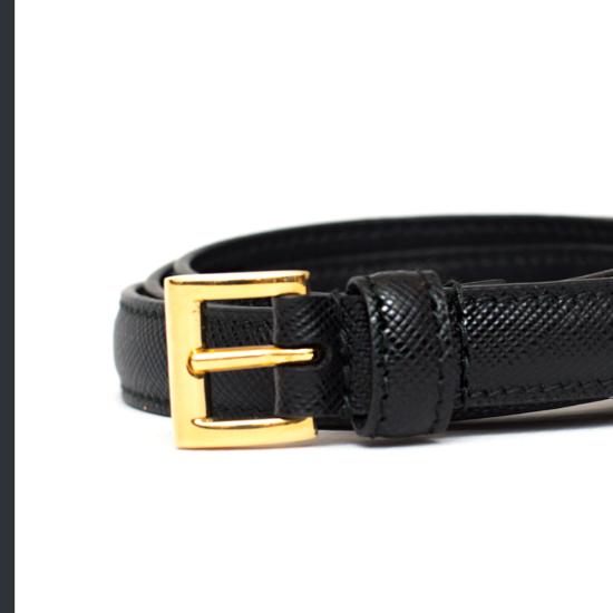 26FW 프라다 레귤러 벨트 1C4067053F0002 BLACK - PRADA