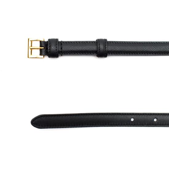 26FW 프라다 레귤러 벨트 1C4067053F0002 BLACK - PRADA