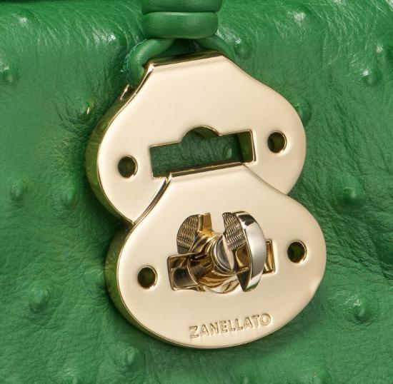 26SS 자넬라토 토트백 0687502230000BABY Z0496 GREEN CORTE DEI GRECI - ZANELLATO