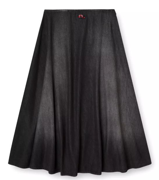 26SS 디젤 미디 스커트 A20376068VM02 Black