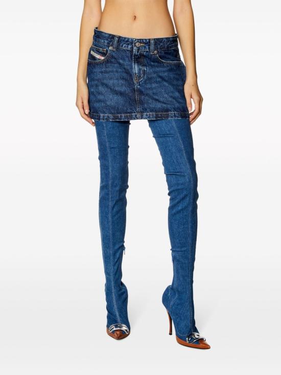 26SS 디젤 데님 스커트 A0493509I2701 Oxford blue - DIESEL