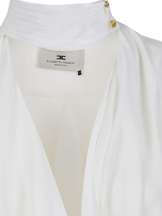 26SS 엘리자베타프랜치 블라우스 CA13461E2360 White - ELISABETTA FRANCHI