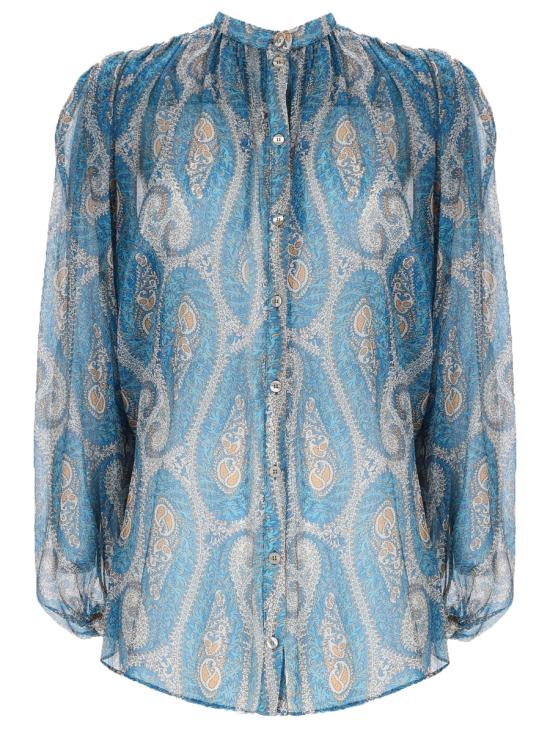 26SS 에트로 블라우스 WRIA004899SA1O2X0809 Light blue Multicolour
