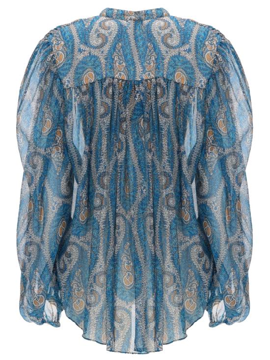 26SS 에트로 블라우스 WRIA004899SA1O2X0809 Light blue Multicolour - ETRO